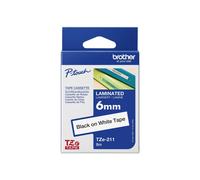 Brother TZe-211 nastro per etichettatrice Nero su bianco