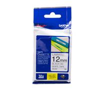 BROTHER TZE-231 TZE231 12mm 8mt NASTRO ORIGINALE nero su bianco LAMINATO