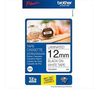 P-TOUCH TZE231S - Nastro laminato, nero su bianco, 12 mm