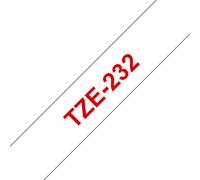 Brother TZ-232 Nastro rosso su bianco Originale TZe-232