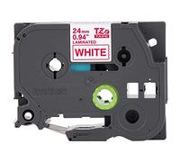 Brother TZe-252 nastro per etichettatrice Rosso su bianco