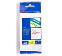 Brother TZ-262 / TZe-262, 36mm x 8m, testo rossa / sfondo bianco, nastro originale