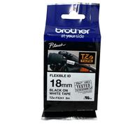 BROTHER TZe-FX241 NASTRO ORIGINALE NERO SU BIANCO (18mmX8mt) P-TOUCH 300/500