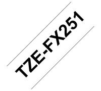 Brother TZE-FX251 nastro per etichettatrice Nero su bianco