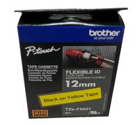 Brother TZ-FX631 Nastro nero su giallo Originale TZe-FX631