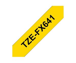 Brother TZE-FX641 Nero su giallo TZ Nero 5 anno/i 1,8 cm Nastro per TZEFX641
