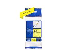 P-touch 3000 Brother Nastro Nero su giallo Originale TZ-FX661
