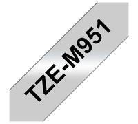 Brother TZE-M951 nastro per etichettatrice Nero su argento