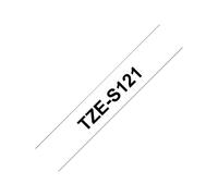 Brother TZE-S121 TZ Cina 5 anno/i 9 mm 8 m 19 mm Black on Clear Tape TZES121