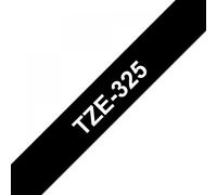 Brother tze-schriftbandkassette tzeschriftbandkassette tze-325 tze325 black white (tze325)