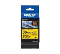 Brother TZ-SL661 / TZe-SL661 Pro Tape, 36mm x 8m, testo nera / nastro giallo, nastro originale
