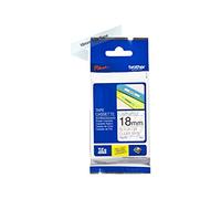 Brother tze-141 nastro per etichettatrice nero trasparente