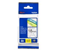 Nastro Brother TZe-141 - Nero su trasparente (18 mm)