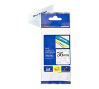 Brother TZE161 Nastro Laminato, 36 mm, Nero/Trasparente