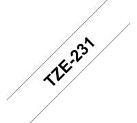 Brother TZe231 nastro per etichettatrice Nero su bianco TZe