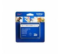 Brother TZE231S Nastro Nero su Bianco 12mm x 4mt per Etichettatrici Serie P