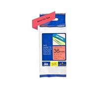 Brother TZE461 Nastro Laminato, 36 mm, Nero/Rosso