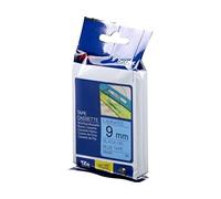 Brother Nastro laminato originale TZE521 9 mm Nero su Blu 8 m