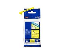 Brother TZE621 Nastro Laminato, 9 mm, Nero/Giallo