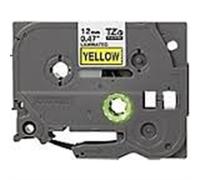 Brother TZE631 Nastro laminato Nero su Giallo