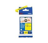 Brother TZe-631S, 12mm x 4 m, testo nera / sfondo giallo, nastro originale