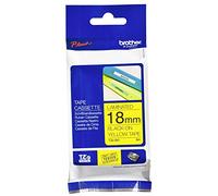 Brother TZE641 Nastro Laminato, 18 mm, Nero/Giallo