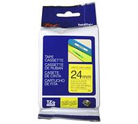 Brother TZE651 Nastro Laminato, 23.9 mm, Nero/Giallo