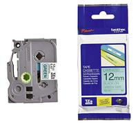Brother TZE731 Nastro Laminato, 12 mm, Nero/Verde