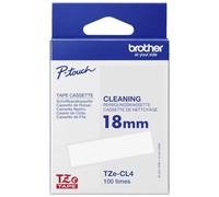 Brother Tze-Cl4 Nastro di Pulizia Testina di Stampa, 18 Mm di Larghezza