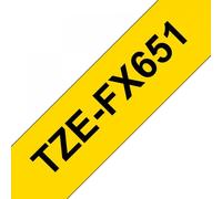 BROTHER TZEFX651 NASTRO TZ NERO / GIALLO