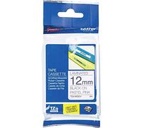 Brother TZ-MQE31 Nastro Nero su rosa pastello Originale TZe-MQE31