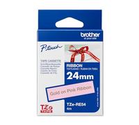 Brother TZERE54, Nastro in Tessuto Originale, 24 mm x 4 metri