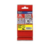 BROTHER - TZES651 - Brother - Nastro con adesivo resistente - Nero-Giallo - TZES651 - 24mm x 8mt - BROTZES651 - Conf. da 1 Pz. - TZES651