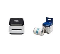 Brother VC-500W Stampante di Etichette a Colori con Tecnologia ZINK Zero Ink, Co