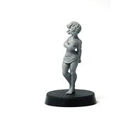 Brother Vinni Slave Girl Miniature for Wargames and Tabletop RPG, grigio, 3,5 x 1,5 x 15.
