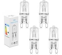 BROTOU Lampadina per forno G9 40W 300 gradi, lampadina alogena 230V 2800K dimmerabile G9 alogena per forni, microonde, lampade da tavolo, lampadine, 4 pezzi