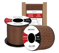 Brotree 2mm Paracord 3 Fili 30M 100% Nylon Corda da Paracadute per All'aperto, Artigianato, Fatto a Mano - 90kg Carico di Rottura (Apocalisse)