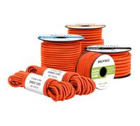 Brotree Corda Elastica 4mm x 20m Arancio - Corda Gomma Corda Elastici per Teloni Allenare Barca