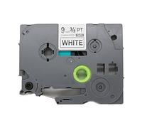 BROVACS 1 confezione di nastro adesivo nero su bianco compatibile con Brother P-Touch TZ 221 TZe 221 9 mm 3/8" OPA1122