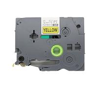 BROVACS 1 confezione di nastro flessibile nero su giallo compatibile per Brother P-Touch TZ FX631 TZe FX631 12 mm 1/2" OPA1463