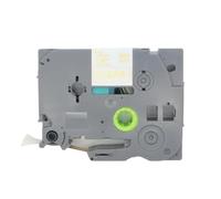 BROVACS 1 confezione di nastro laminato oro su trasparente, compatibile con stampanti Brother P-Touch TZ 134 TZe 134 12 mm 1/2" OPA4134