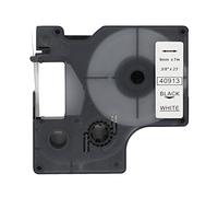 BROVACS 1 confezione di nastro per etichette nero su bianco compatibile con DYMO D1 40913 9 mm 3/8" OPA2113