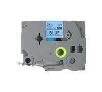 BROVACS 1 nastro laminato nero su blu, compatibile con stampanti Brother P-Touch TZ 551 TZe 551, 24 mm, OPA4551
