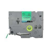 BROVACS 1 nastro laminato nero su verde compatibile con stampante Brother P-Touch TZ 711 TZe 711 6 mm 1/4" OPA4711