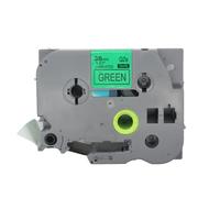 BROVACS 1 nastro laminato nero su verde compatibile con stampante Brother P-Touch TZ 761 TZe 761 36 mm 1 1/2" OPA4761