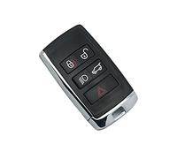 BROVACS Guscio chiave modificato compatibile con Land Rover Range Rover Evoque Sport Velar Jaguar 5 pulsanti Keyless Entry Smart Remote Key Case Fob SS702