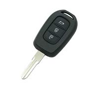 BROVACS - Guscio di ricambio compatibile con RENAULT 3 pulsanti Keyless Entry Remote Key Case Fob PG358