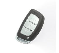 Brovacs Guscio di ricambio + inserto di emergenza vuoto non tagliato compatibile con HYUNDAI Tucson Ioniq Verna 3 pulsanti Smart Keyless Entry Key Case Fob HY22 PG186A