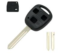 BROVACS - Guscio di ricambio per chiave con tastiera, compatibile con TOYOTA 3 pulsanti, Keyless Entry Remote Key Case Fob PG403N
