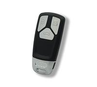 BROVACS Guscio di ricambio per chiave + inserto di emergenza vuoto non tagliato compatibile con Audi 3 pulsanti Smart Keyless Entry Remote Key Case Fob PG806A